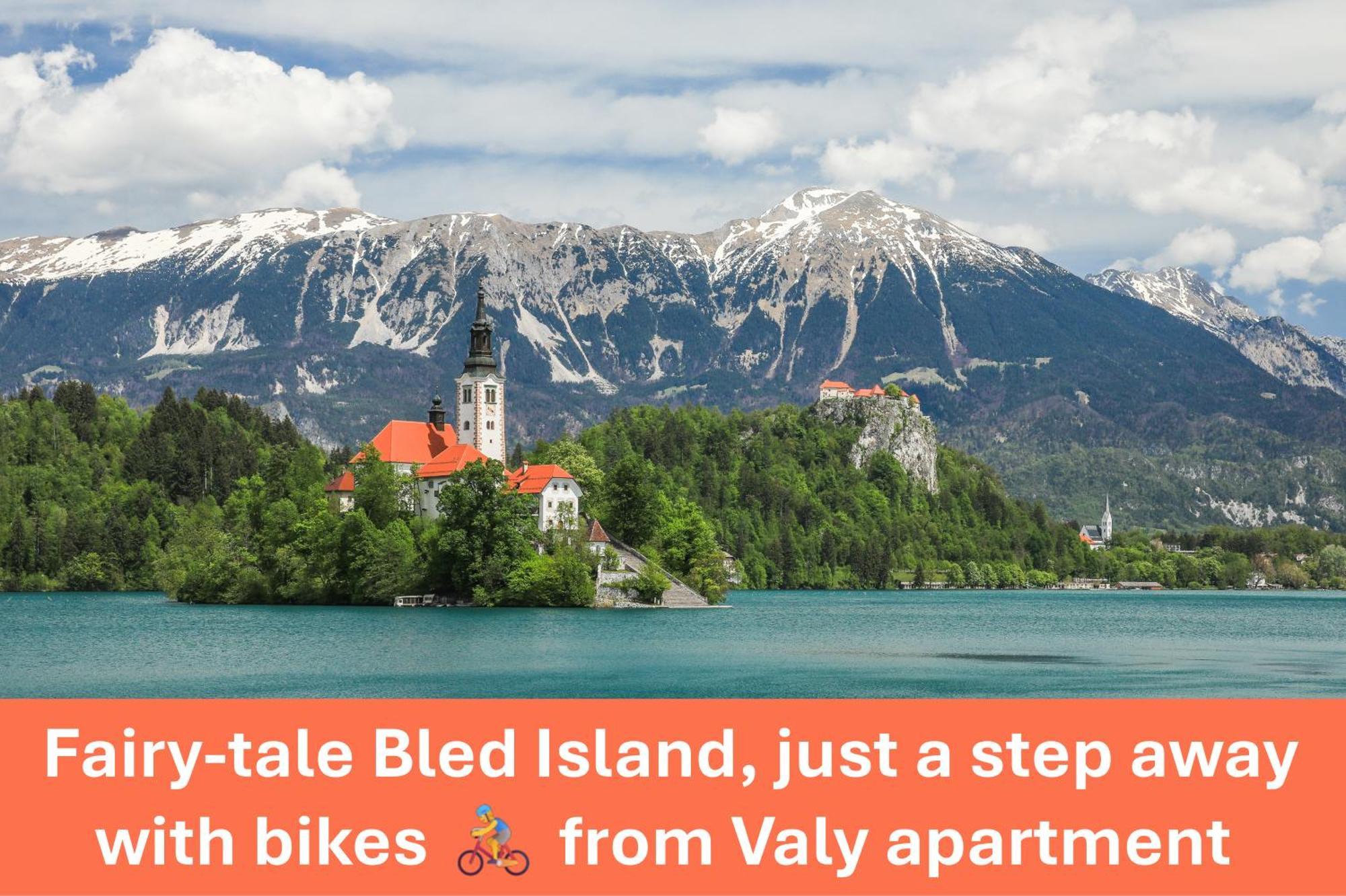 Apartment Valy - Free Bikes, Relaxing Terrace & Near بليد المظهر الخارجي الصورة